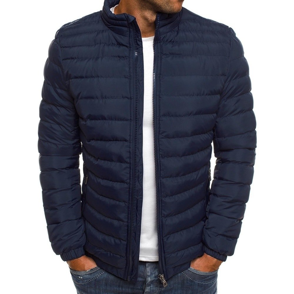 PASUXI Custom Logo Wholesale Light Warm Black Hooded Winter Puff Filled Down Puffer Cotton Jackets Coat For Men