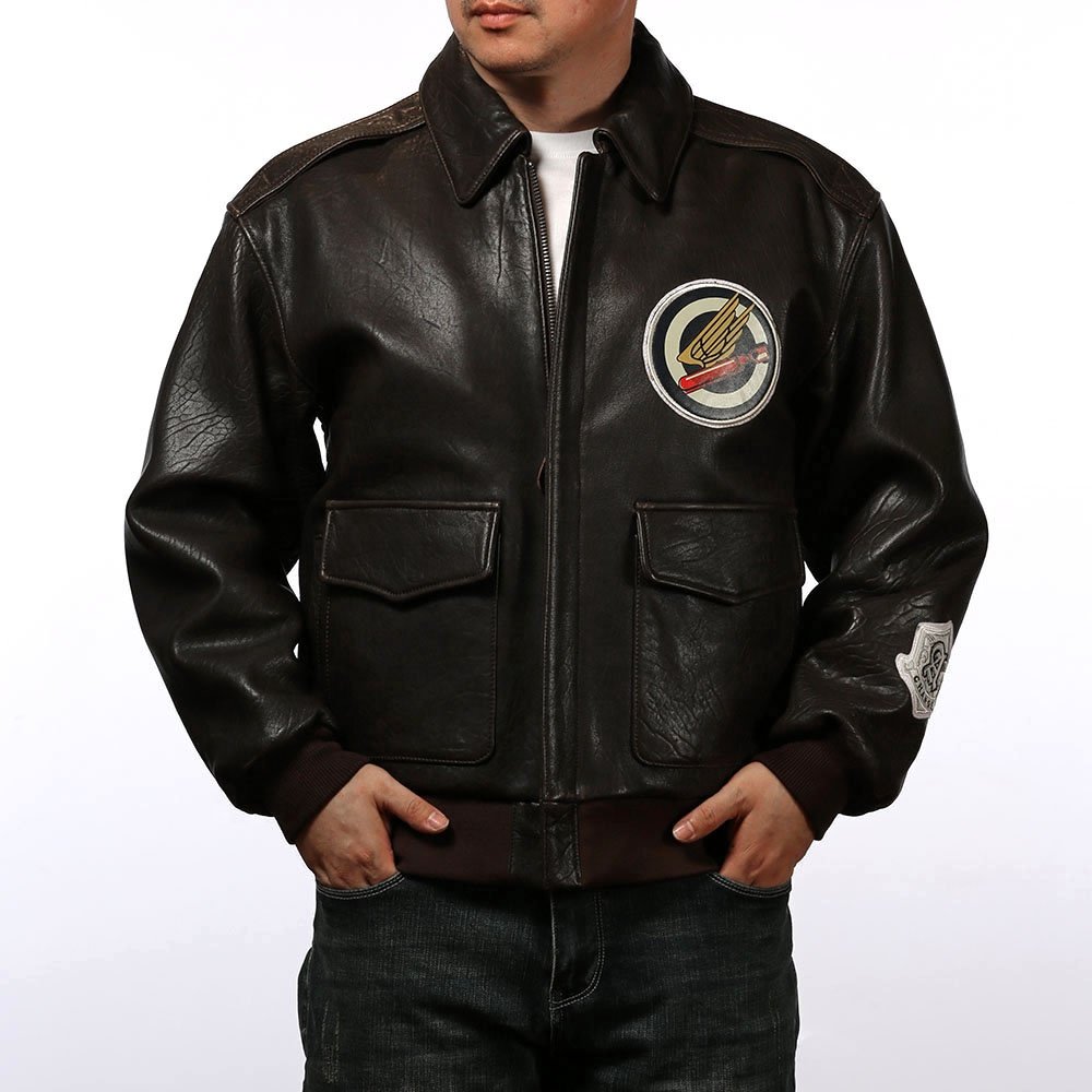 Customized high fashion Winter US Genuine Leather Bomber Jacket plus size men's casual Italian thickened sheepskin jackets