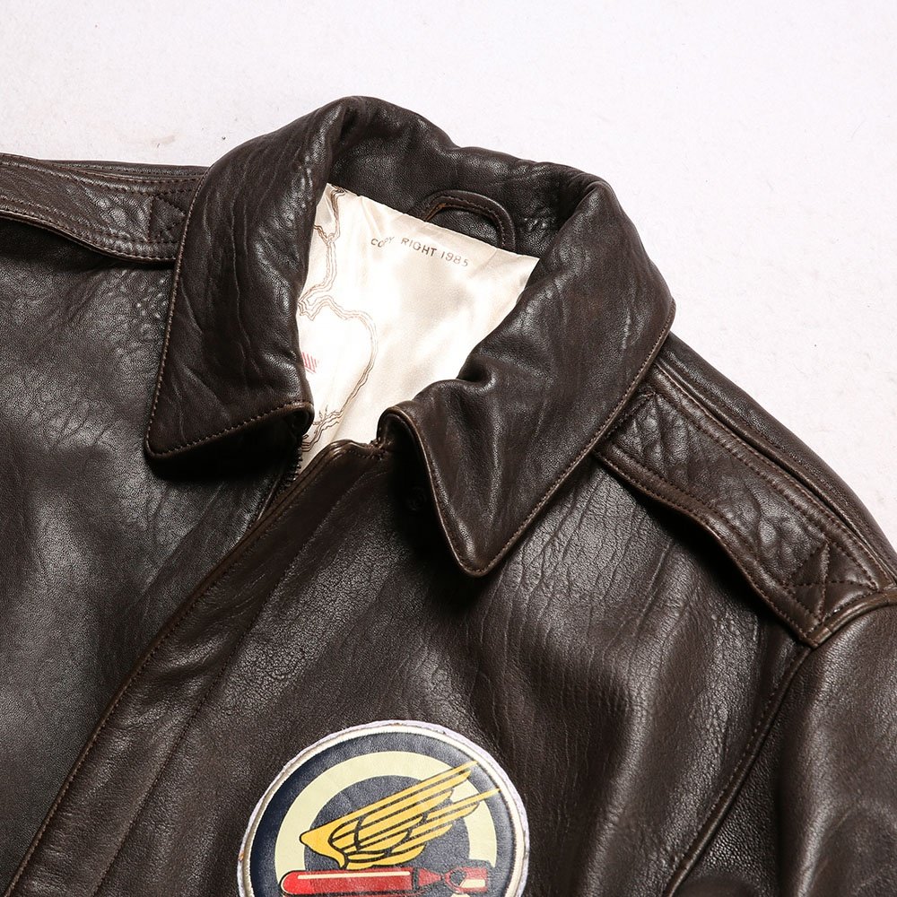 Customized high fashion Winter US Genuine Leather Bomber Jacket plus size men's casual Italian thickened sheepskin jackets