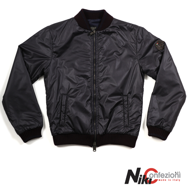 Premium Quality Made in Italy Man Jacket Slim Fit all sizes available Sporty Style with Zip Custom Logo