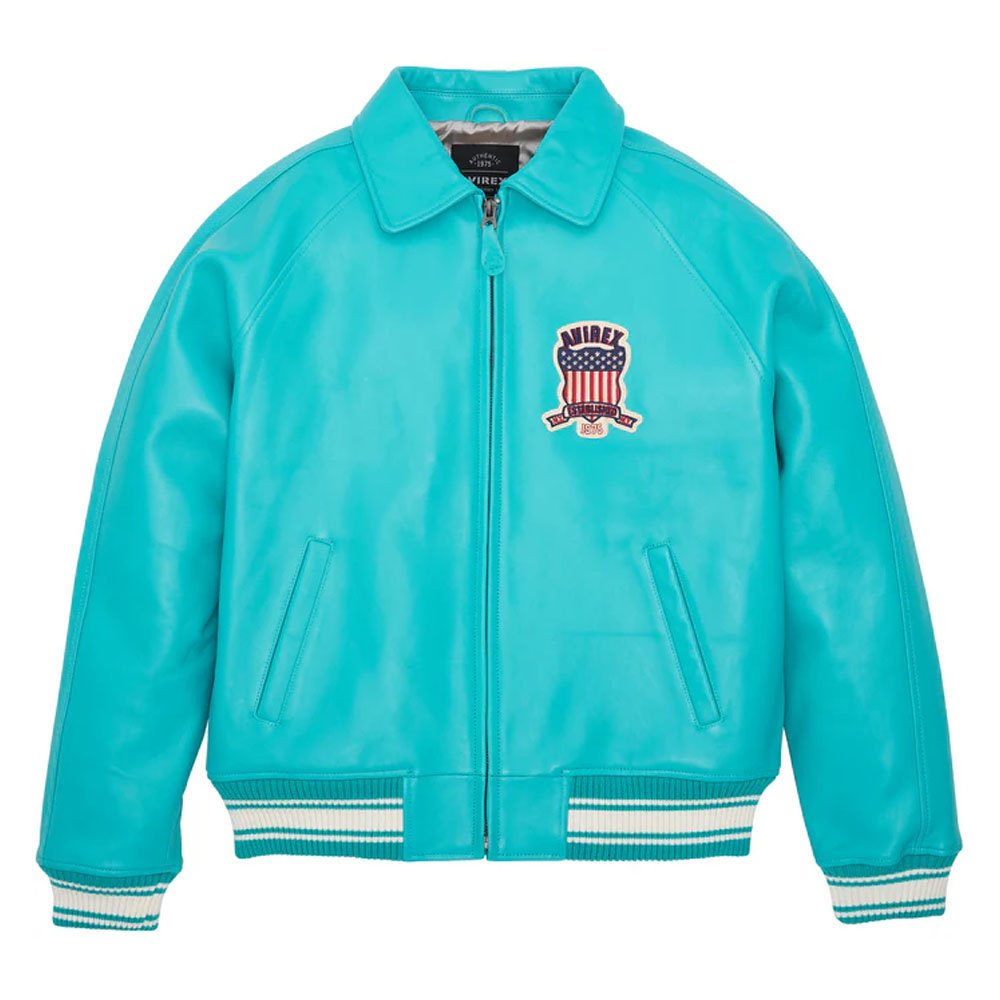 2024 Hot Selling Article Wholesale Price Super Quality Customized Real Leather Fashionable Bomber Leather Jacket