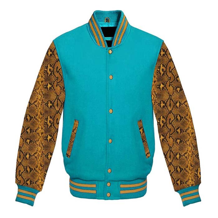 Custom varsity jackets genuine leather sleeves Baseball Letterman Bomber School College University Wool