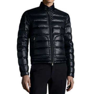 Custom luxury quality men's jackets stand collar fashion design down jacket men crop top jacket for men