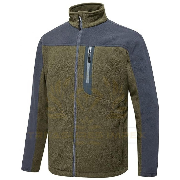 Polar Fleece Jacket Work Wear Customize Men Cheap Sherpa Jacket Warm Winter Full Sleeves Zipper Jacket