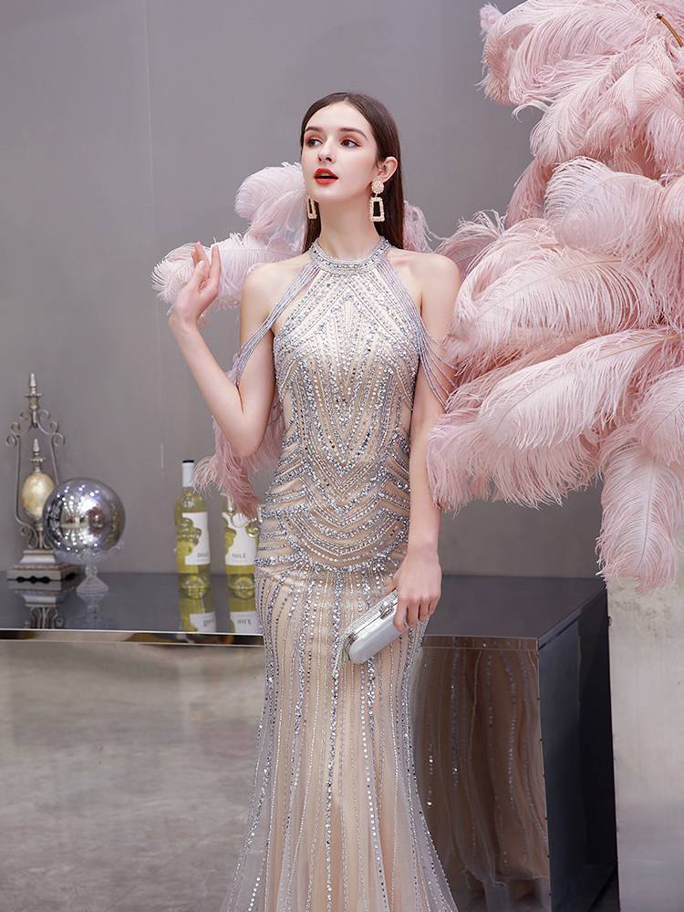 High -end atmospheric luxury Heavy Industry Bead Moderator Annual Meeting