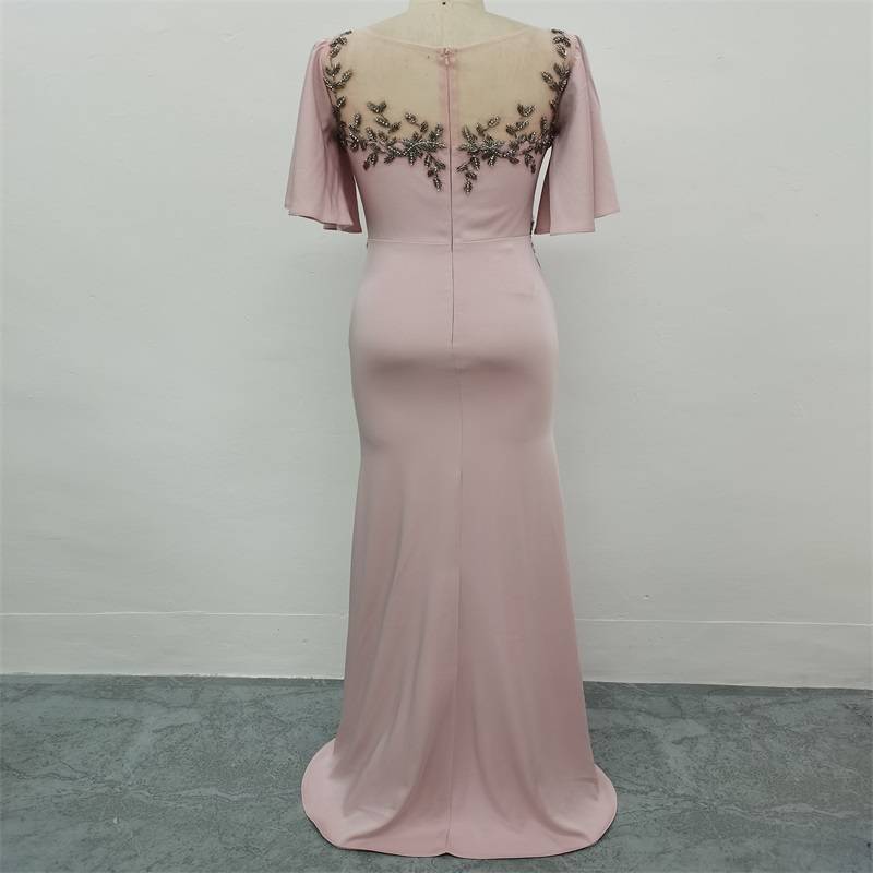 High -end fishtail evening dress temperament banquet light luxury high -level senior sense host performed evening dress girl skirt