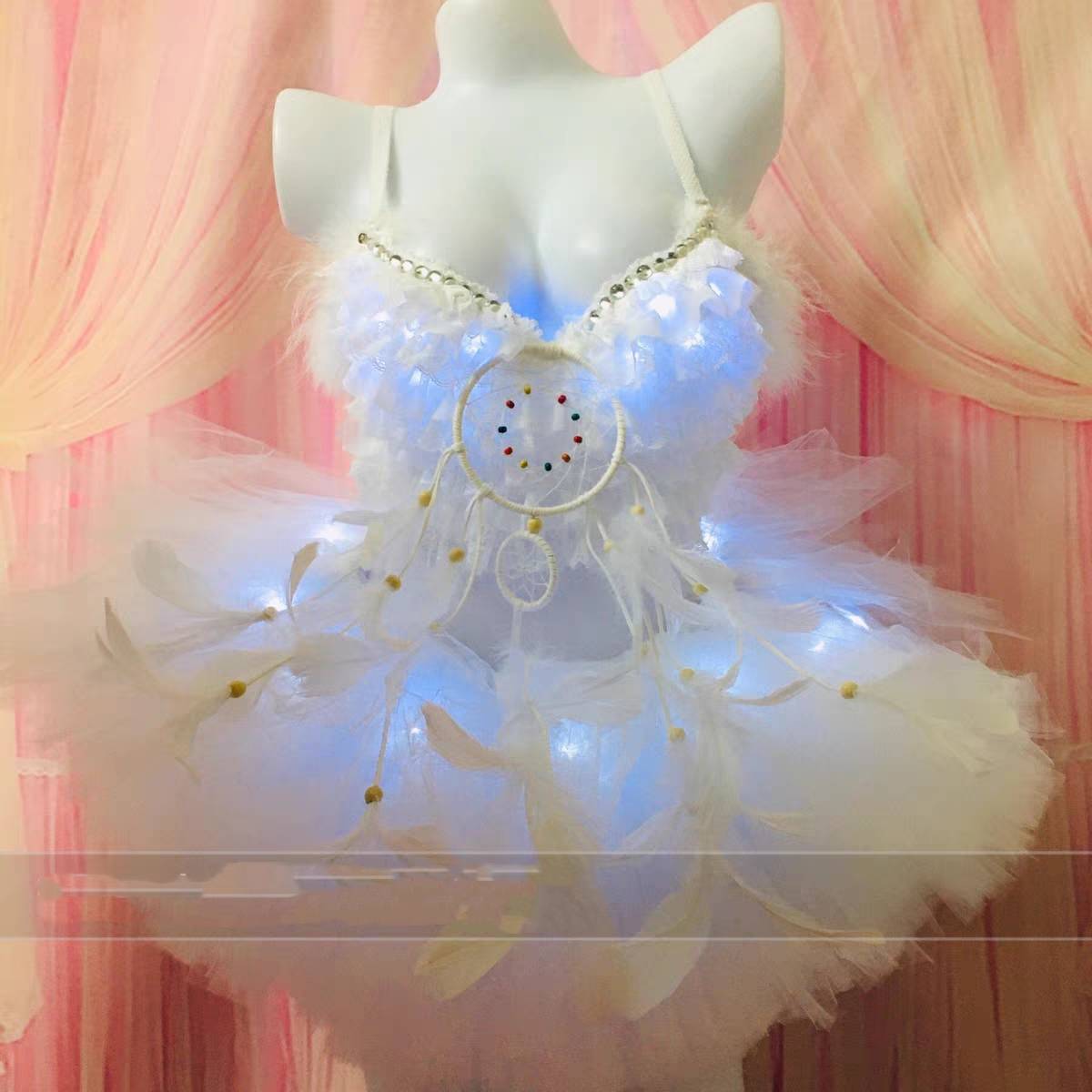 Dream Catcher Ravebra Luminous Server Jumping Deloma Set Flush Fat Feather Drain LED Luxury Performance Services