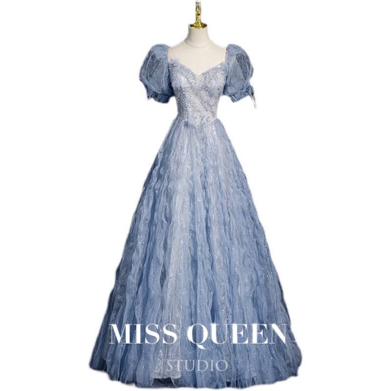 Missqueen sweetly bubble sleeves toasting suit