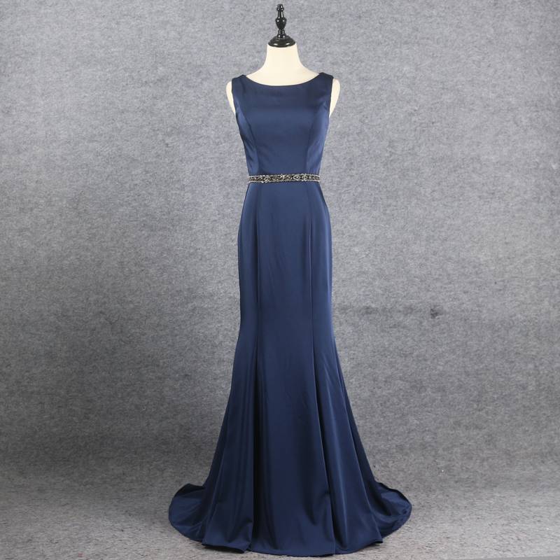 Retro -thin fishtail long skirt two -piece evening dress