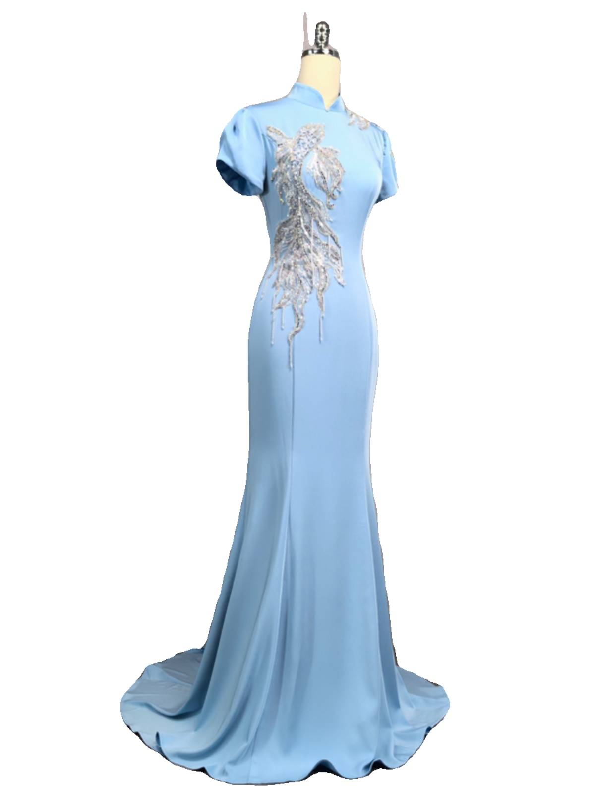 High -end improved fish tail show cheongsam