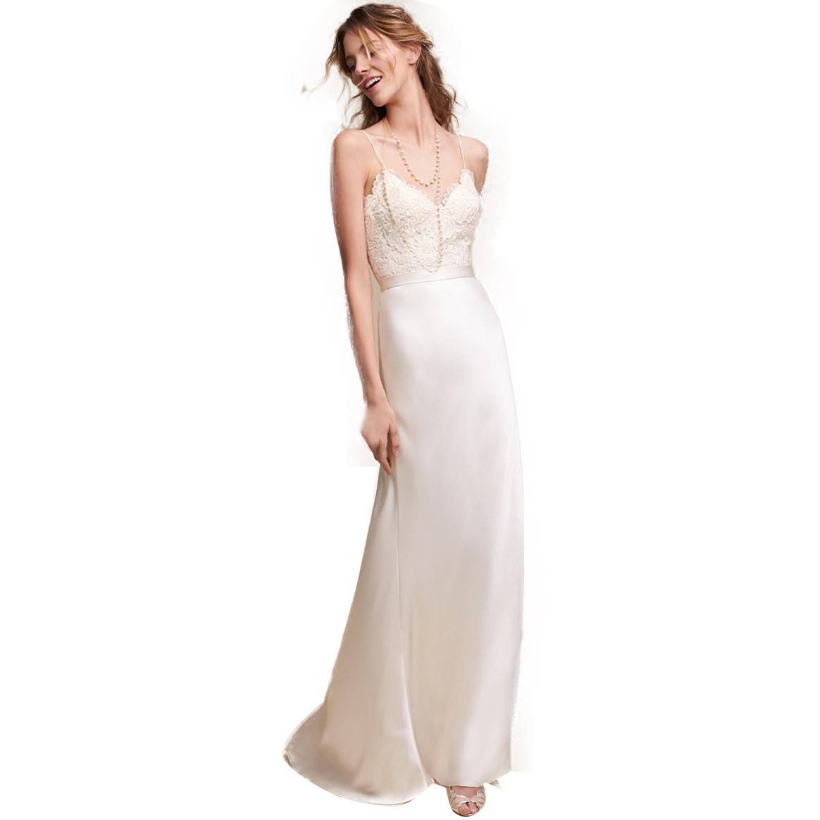 Light luxury spring new suspender walk show, immortal performance, performance light wedding dress