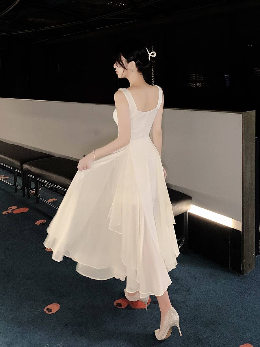 Heavy Industry High -Ding evening dress high -level sensory French dress