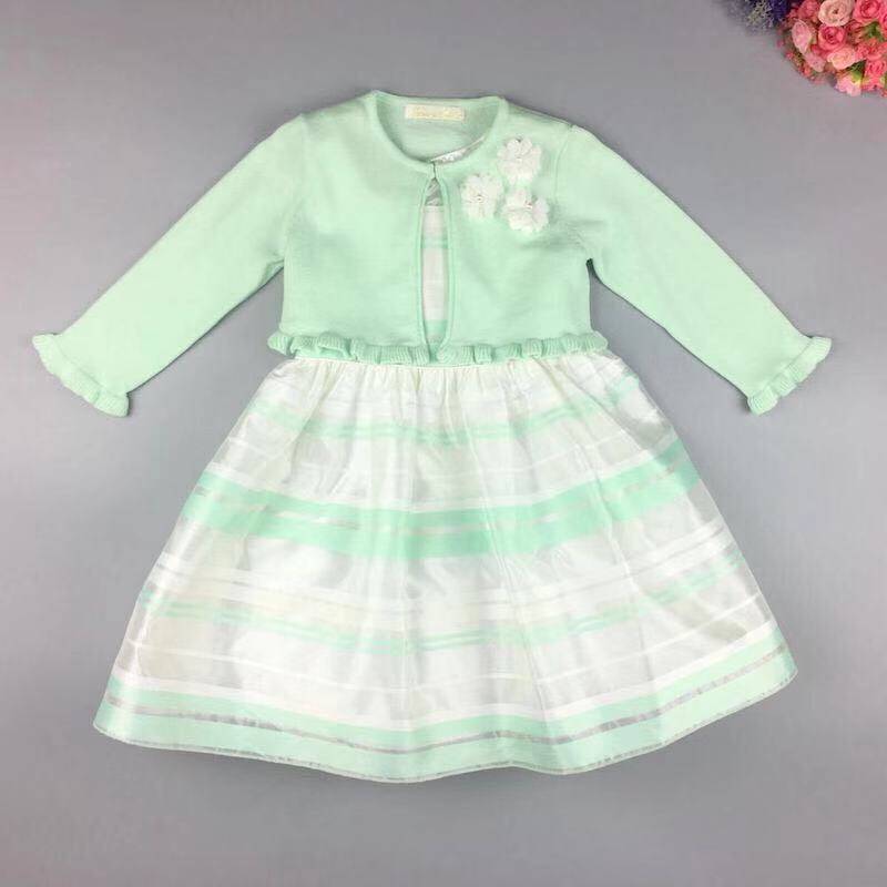 The new original single children's princess skirt girl dress skirt plus long -sleeved shawl covers performance service banquet service