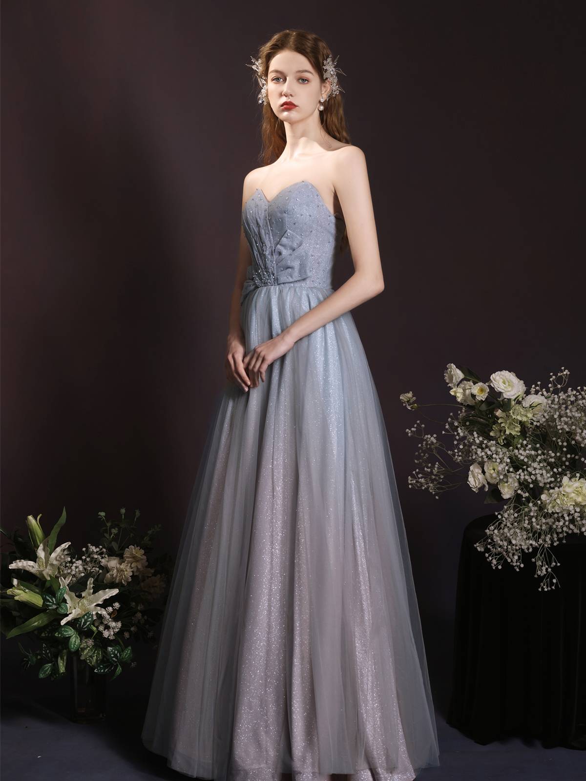 Meo Heavy Industry Light luxury Gradient Fairy Evening Dress