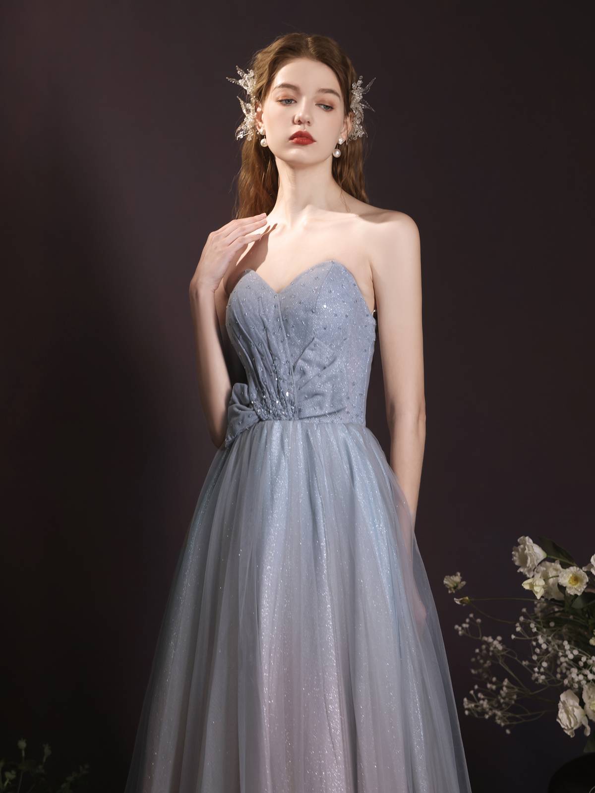 Meo Heavy Industry Light luxury Gradient Fairy Evening Dress