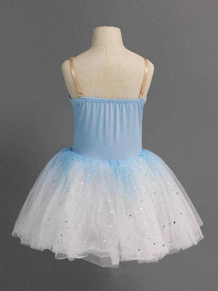 AOL new children's ballet performance service girl cute ballet long yarn skirt adult performance dance service