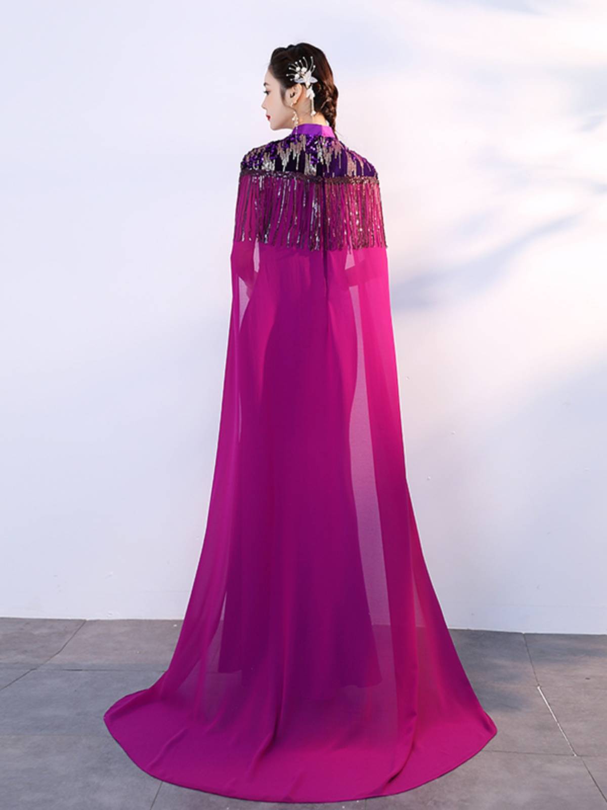 High -end show cheongsam performance service women's long Chinese style