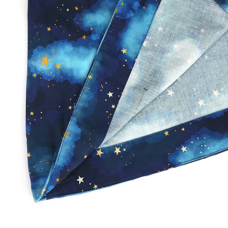 Foreign brand imported cotton printed fabric single -layer dress