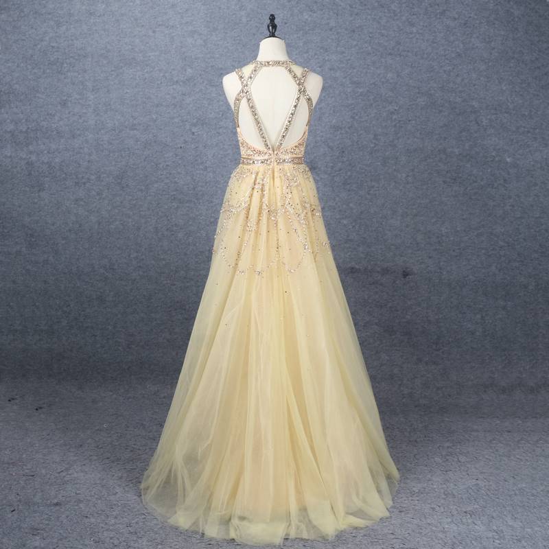 Low -back fish tail is thin temperament evening dress