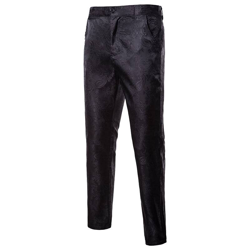 Autumn and winter palace dark line design fashion performance clothing slim men's style suit trousers yk11/50