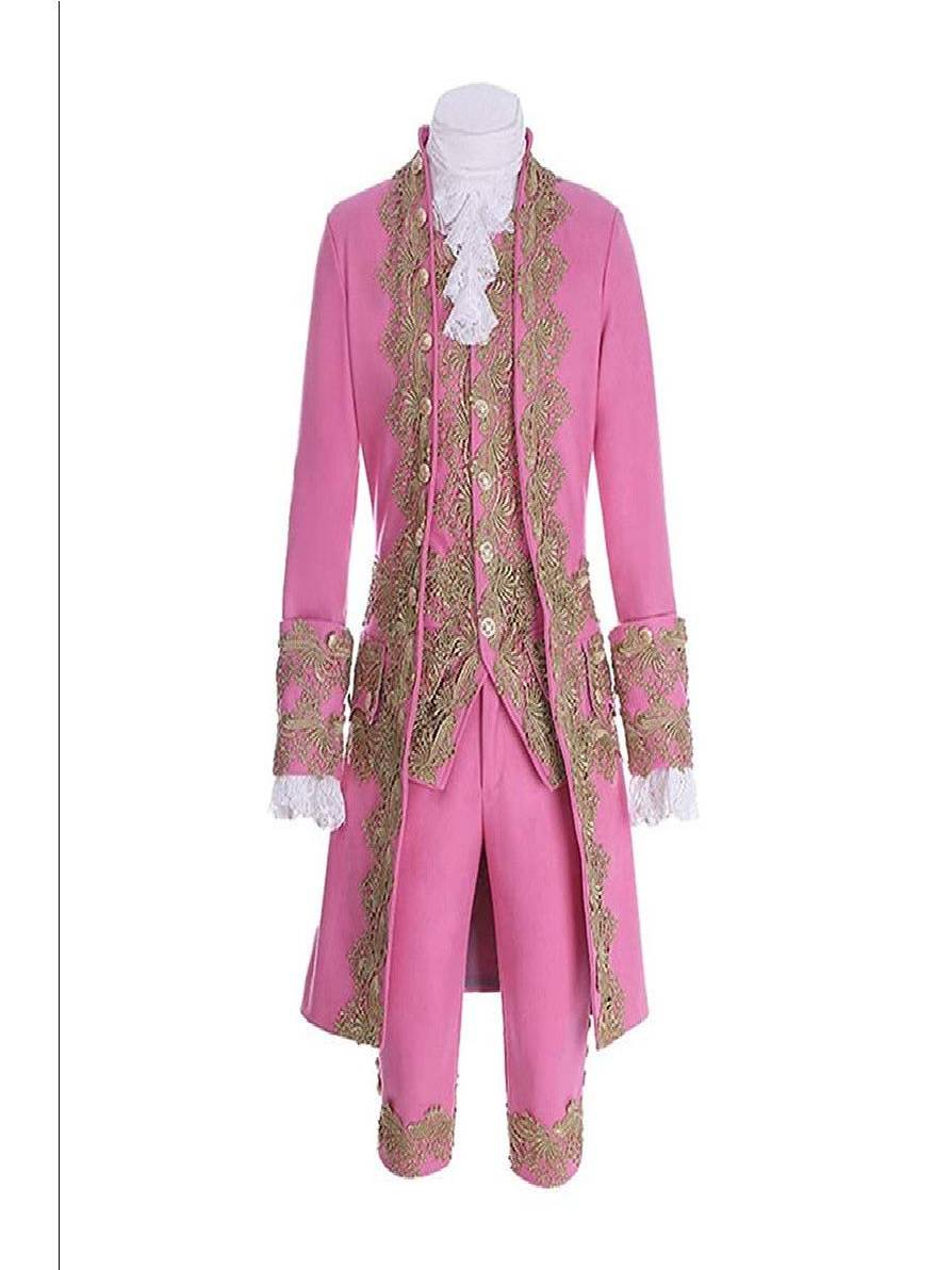 Retro European Prince Dress Gorgeous Palace Wind Embroidery Celebration Gorgeous Positive Stage Drama Performance Server