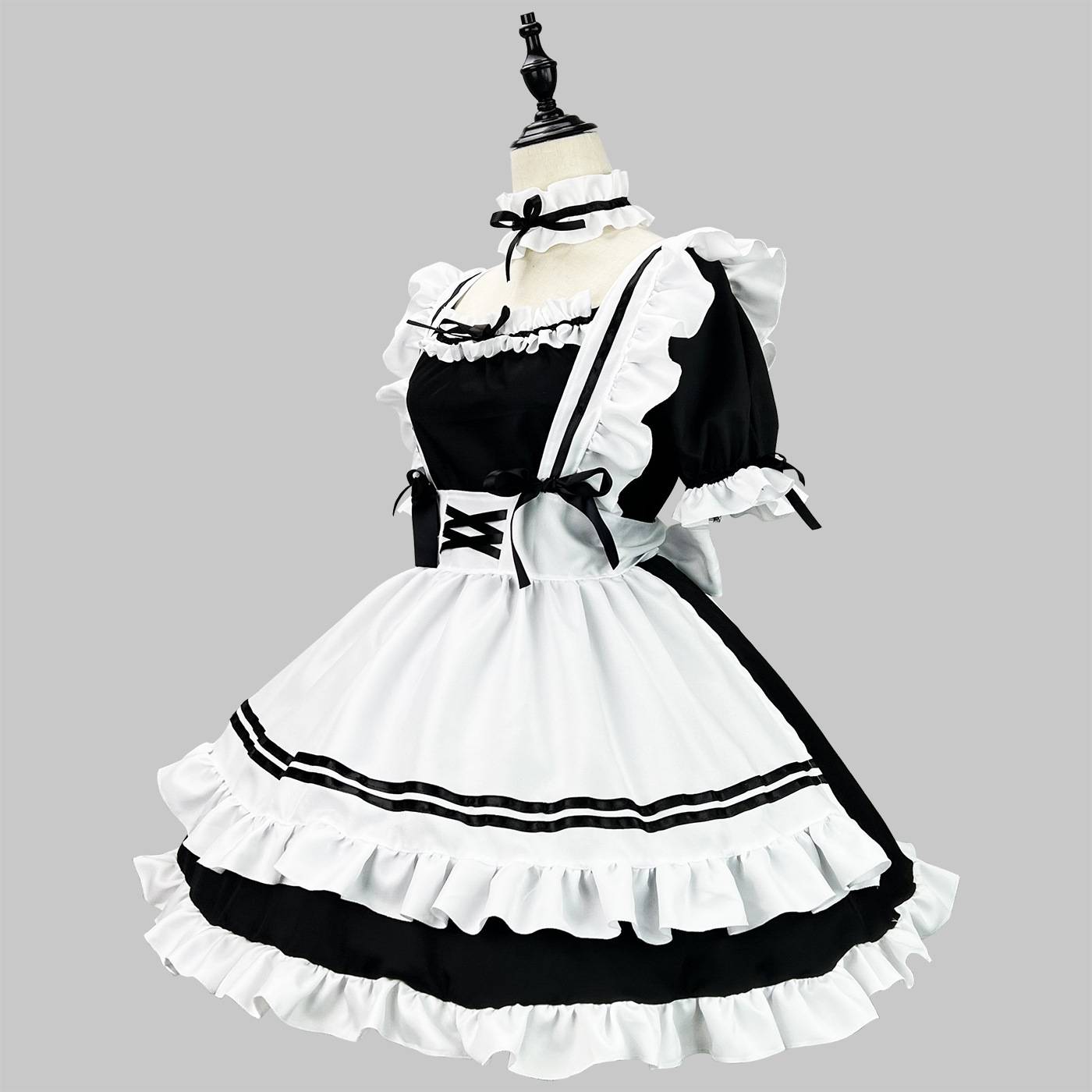 Amazon classic black and white maid clothing maid dress Halloween clothing COSPLAY performance clothing