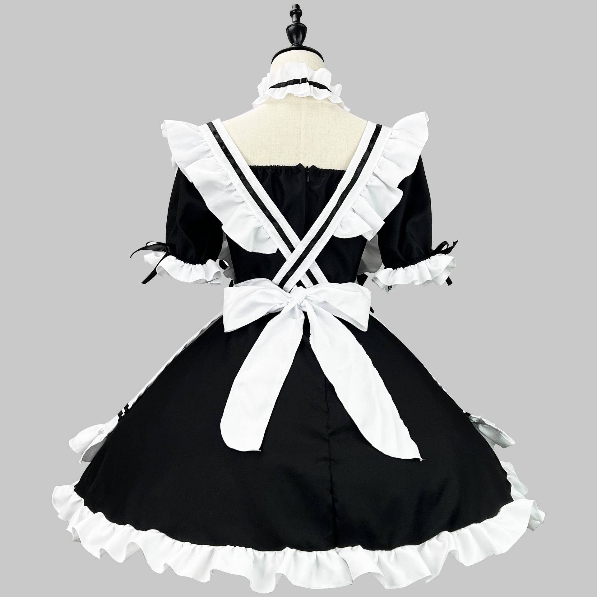 Amazon classic black and white maid clothing maid dress Halloween clothing COSPLAY performance clothing