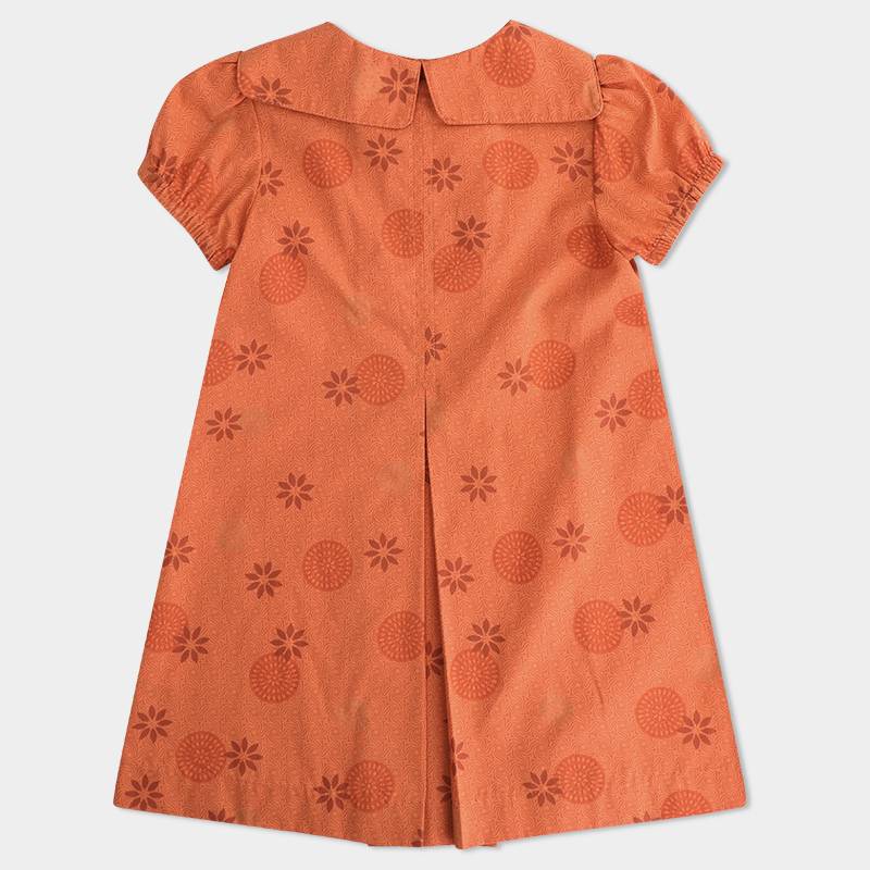 Foreign Disassembly Entrance Lsberty Cotton Faculture Short Sleeve Dress