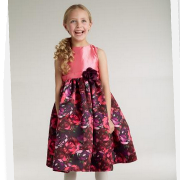 Children's princess skirt gorgeous printed printed 1-14-year-old girl dress panton skirt piano performance suit