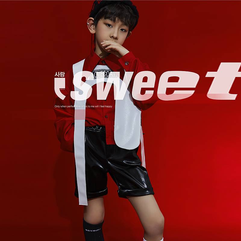 Children's Wide Showing Series Rental Boys Fashion Sales Bo Pochi Skin Short Skin Personal Performance Cool Set Running