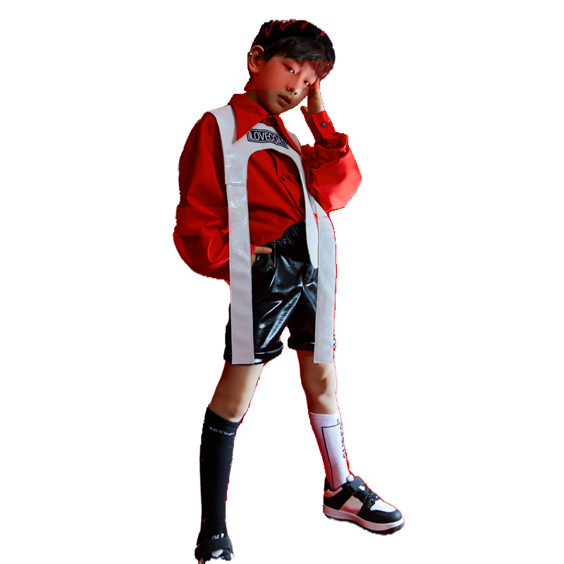 Children's Wide Showing Series Rental Boys Fashion Sales Bo Pochi Skin Short Skin Personal Performance Cool Set Running