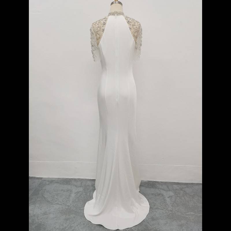 High -end fishtail evening dress temperament banquet light luxury high -level senior sense host performed evening dress girl skirt