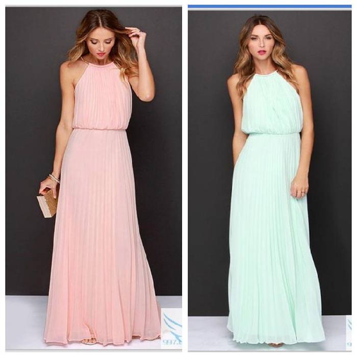 Speed ​​Store Europe and the United States new eBay explosion -free reins pleated fashion sexy dress long skirt