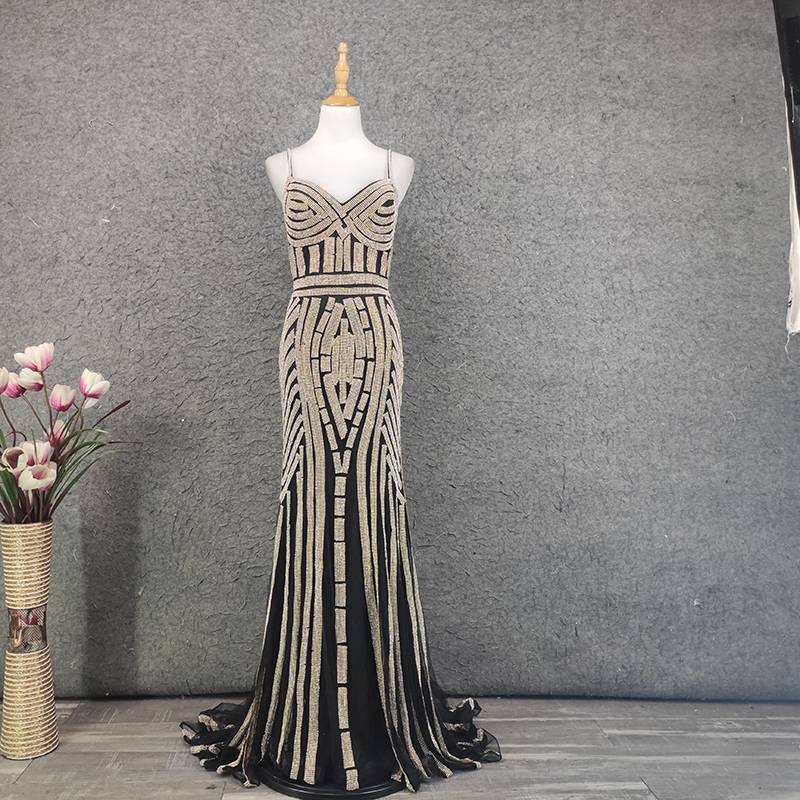 Luxury Heavy Industry Studius Hip H buttle Evening Dress Host Host