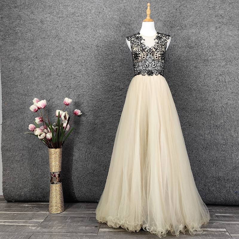 Xianxian offering evening dress women's vision is thin and long