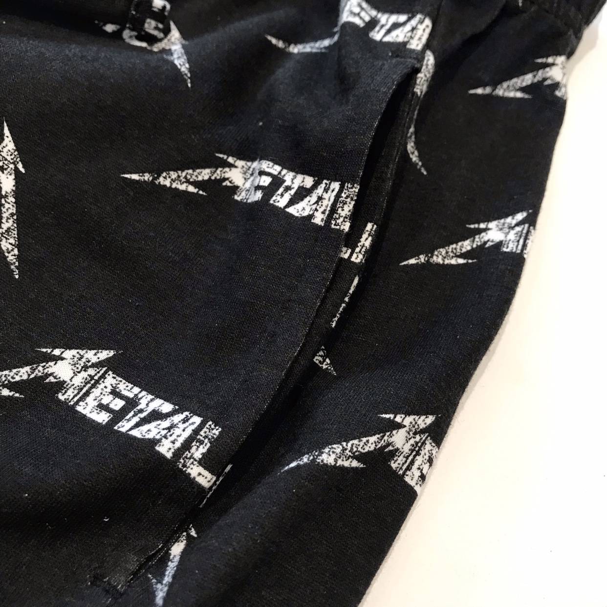 European and American single men's leisure pants home pants retro brand metal rock Metallica band a small amount