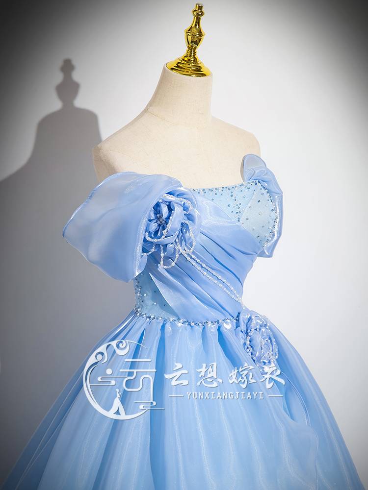Toasting the adult ceremony new bride evening dress high -end feelings high -end light luxury niche temperament performance service girl