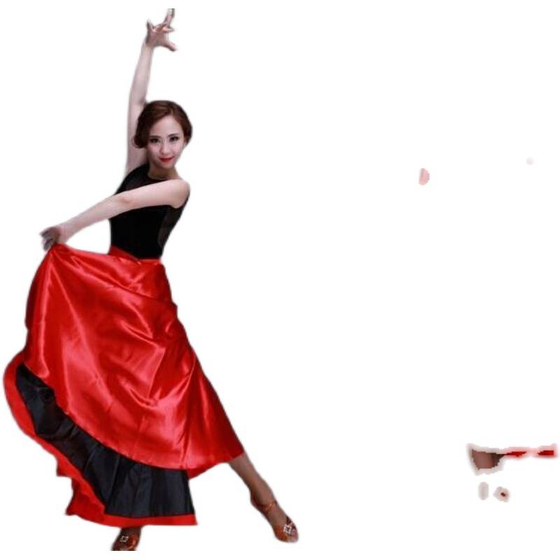 Spanish bullfight dance performance cloak professional Latin dance skirt national standard Latin punching fence adult big skirt