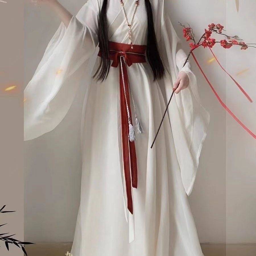 Nirvana restored the northern and southern dynasties, the northern and southern dynasties were thin and thin, Wei and Jin women's big sleeve national style Han clothes surrounding skirt annual meeting dance service rental