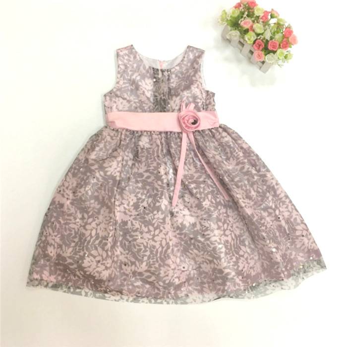 Original single children's dress skirt, flower, flower blossoming net cloth, girl princess pill skirt piano performance service