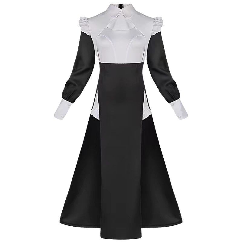 Split anime dress nun anime