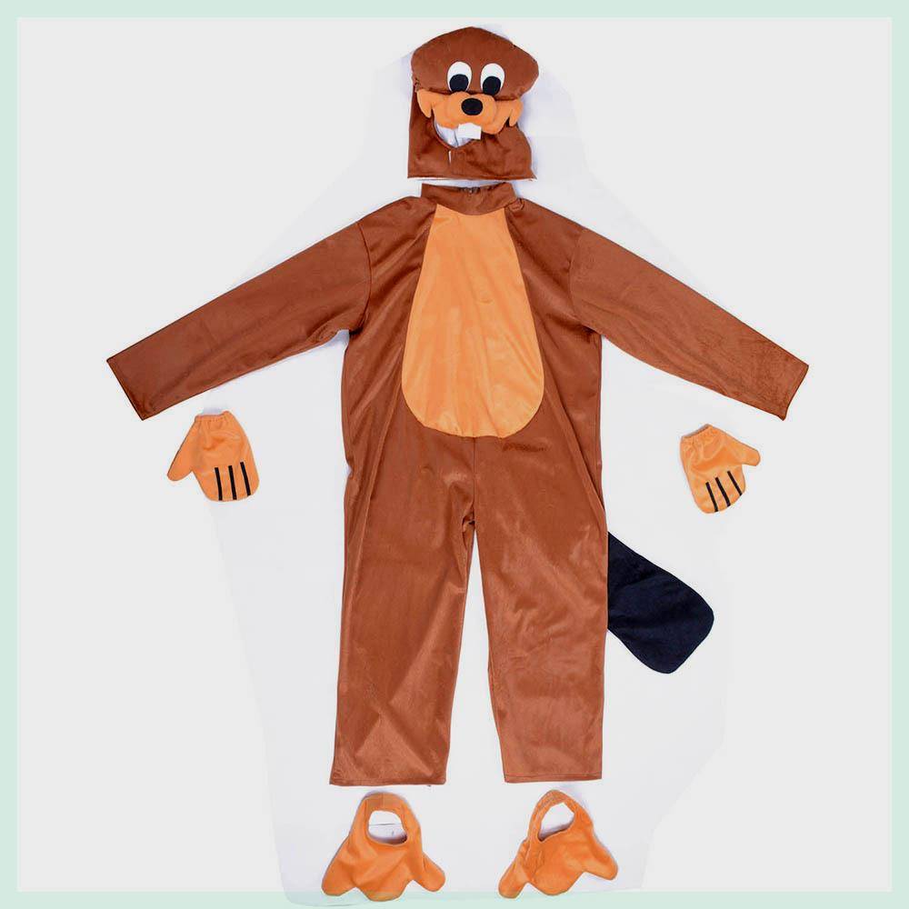 Adult Children's otter Playing Stage Performing Halloween Clothing Parent -Child Games Performance Clothing