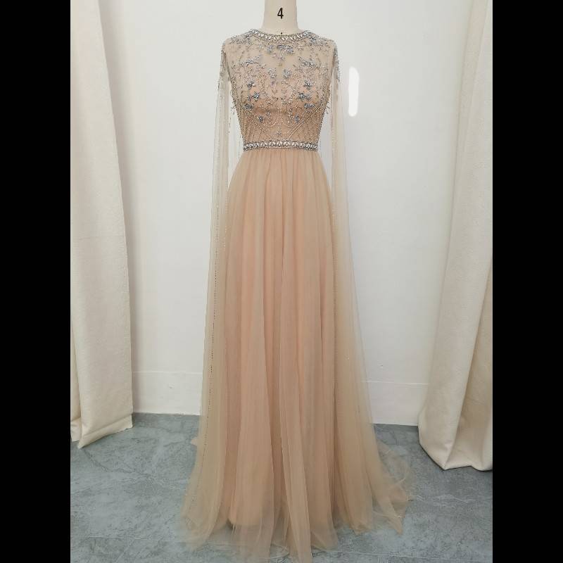 High -end fishtail evening dress temperament banquet light luxury high -level senior sense host performed evening dress girl skirt