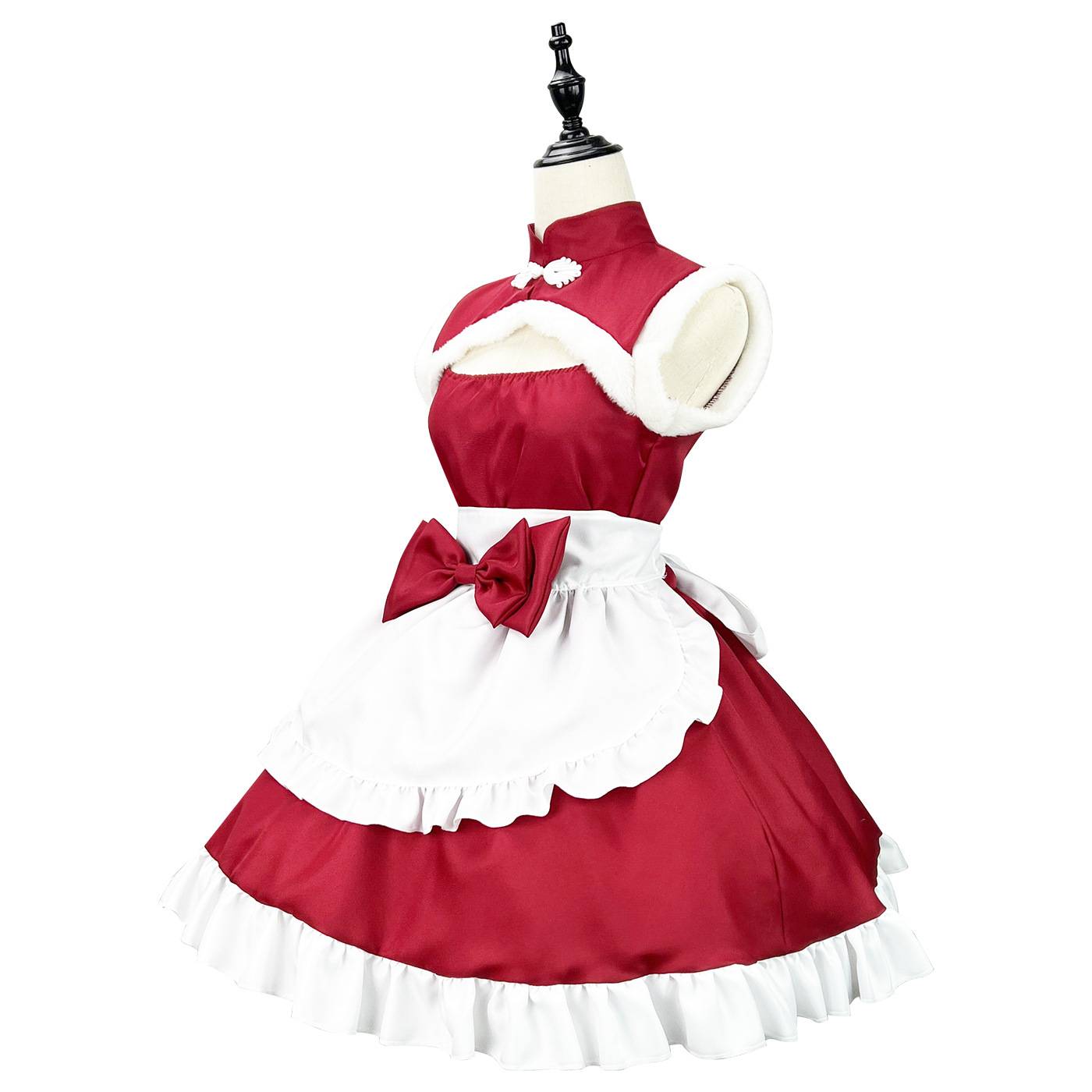 Amazon Christmas Chinese Style Maid Cosplay Performance Series S-5XL Big size maid costume