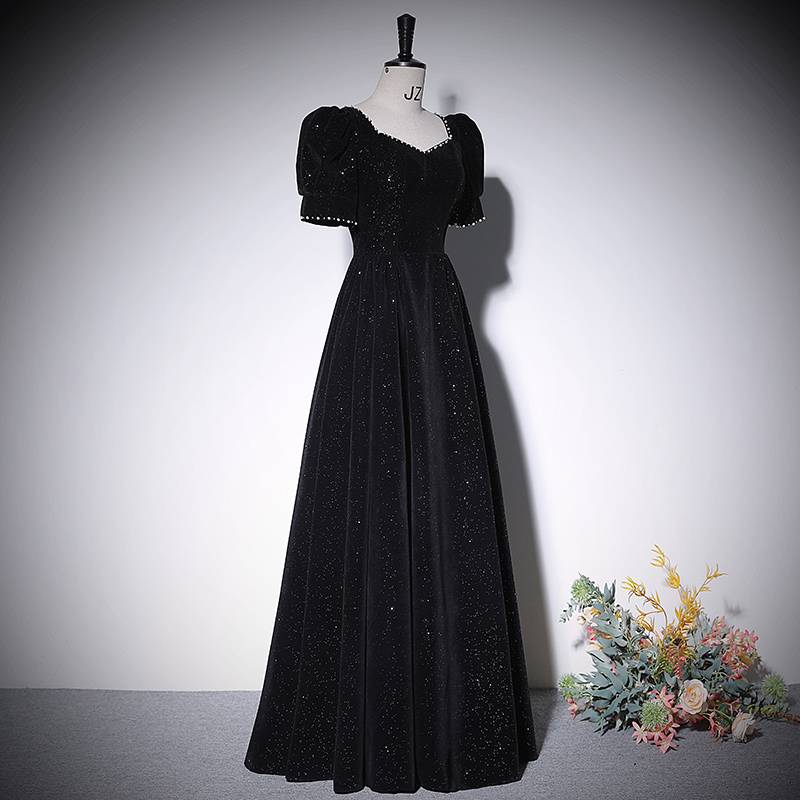Black banquet evening service female 2022 new model