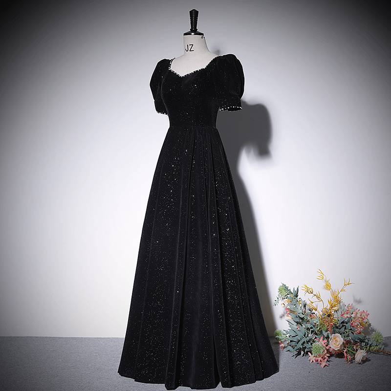 Black banquet evening service female 2022 new model