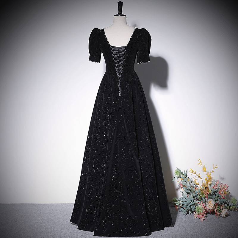 Black banquet evening service female 2022 new model