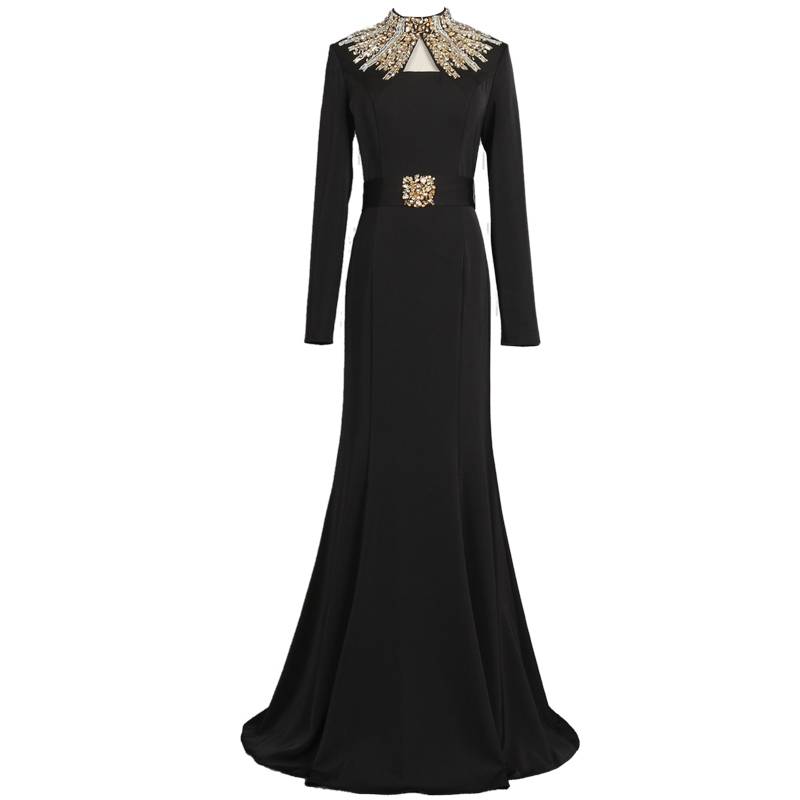 Slim fishtail dress Performs Women's Eve Dress