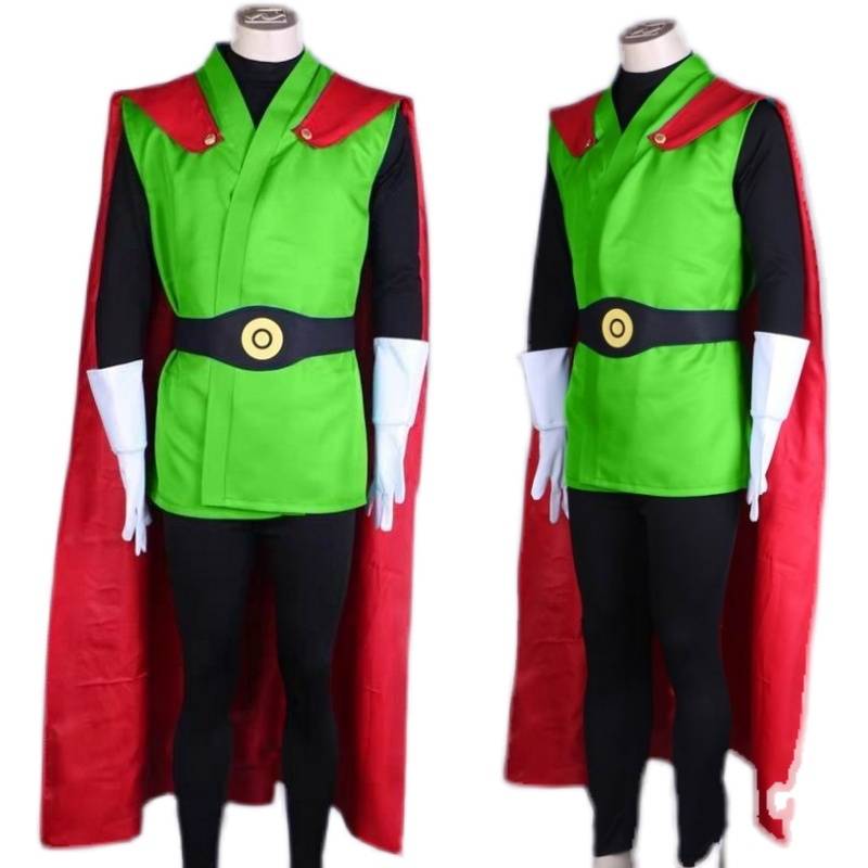 Anime cosplay seven Dragon Ball Z red cloaks Sun Wuyan Saa Masked Superman Performance Cos men's clothing