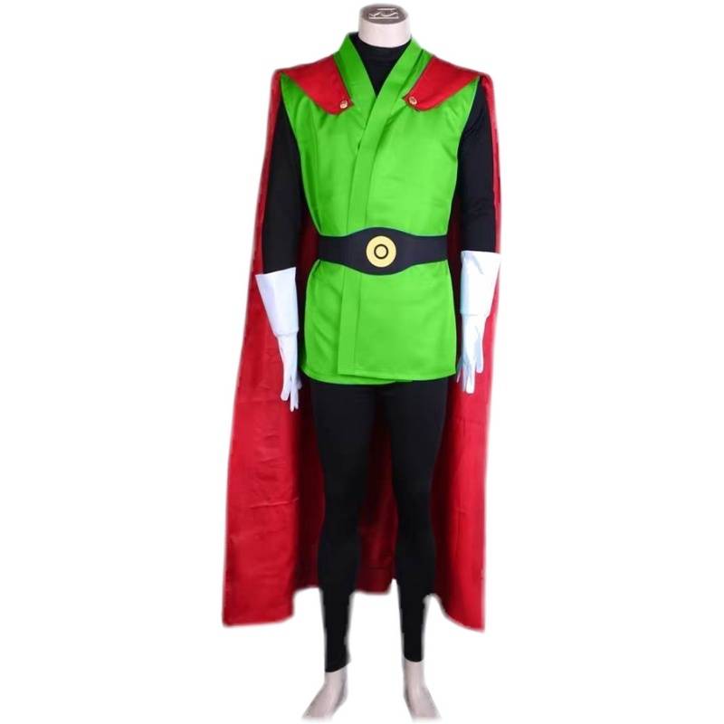 Anime cosplay seven Dragon Ball Z red cloaks Sun Wuyan Saa Masked Superman Performance Cos men's clothing